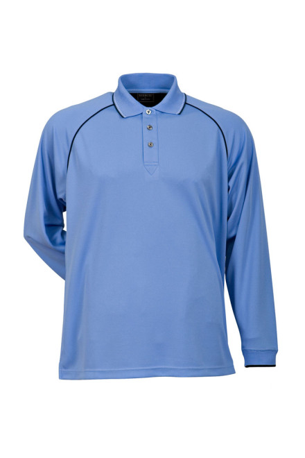 Cool Dry Mens L/S Polo